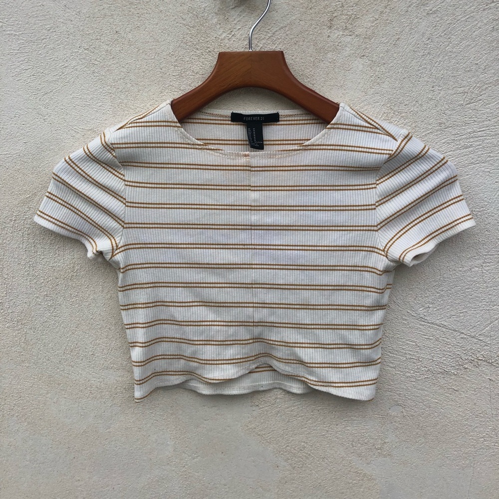 Ribbed crop top